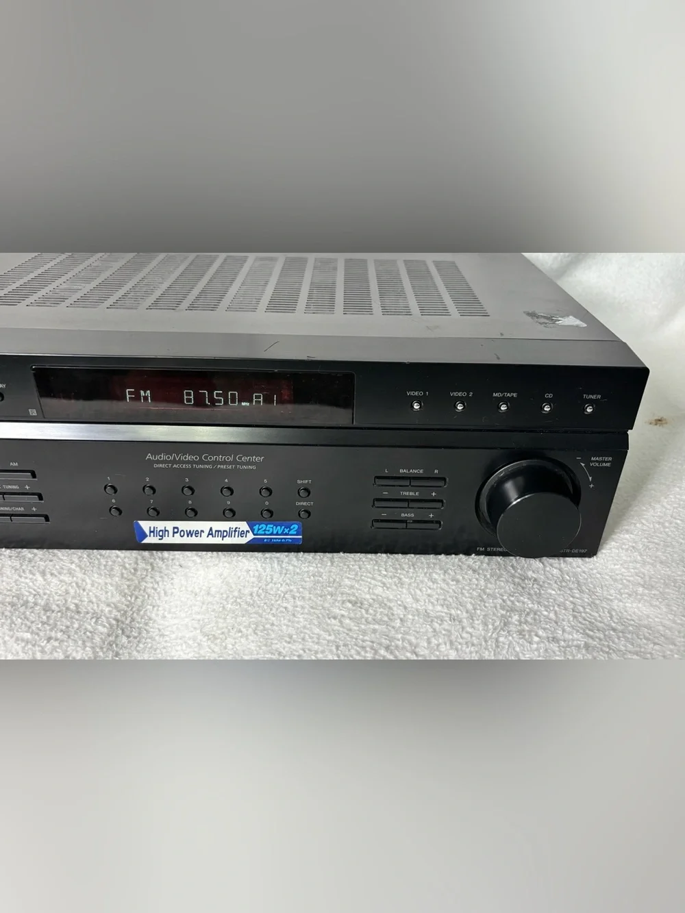 Sony Black Car Audio Video Amplifier Receiver